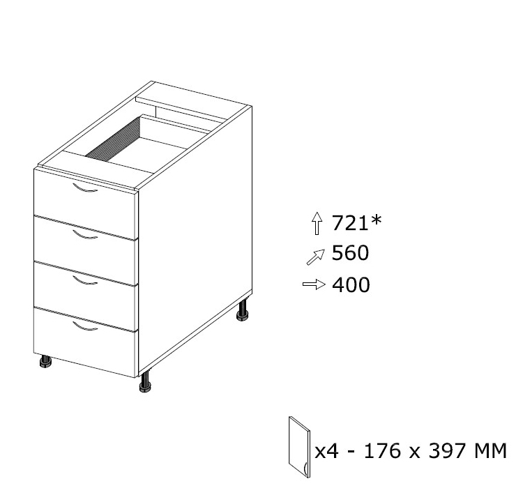 Alakaappi SSZ 4 L 400 x K 721 Alakaappi SSZ 4 L 400 x K 721